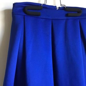 Forever 21 Royal Blue Circle Skirt
